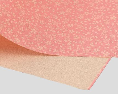 二巾ポリエステル一越織両面染　小桜/無地　10枚セット