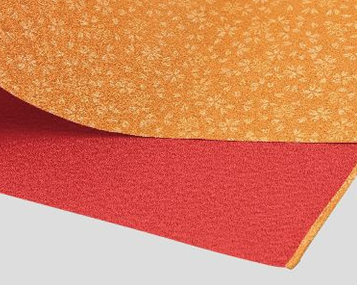 尺三巾ポリエステル一越織両面柄　小桜/ちりめん　10枚セット