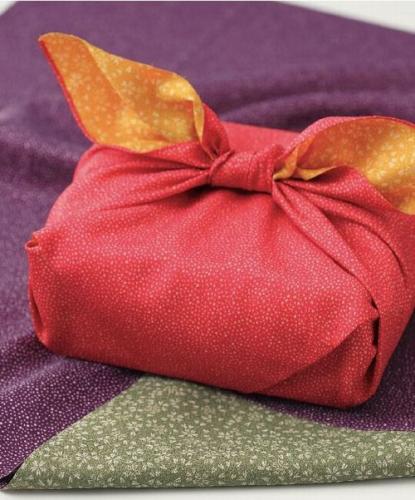 尺三巾ポリエステル一越織両面柄　あられ小紋/小桜　10枚セット